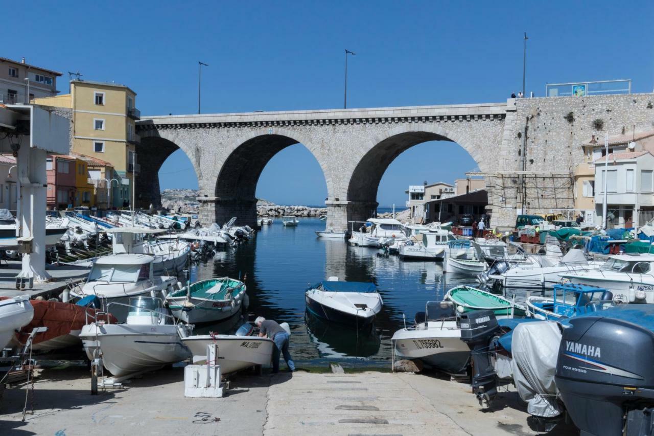 Stud Terras Ville Corniche 2 Pers Stat Gratuit Rue Modif Suivt Possib Et Accord Exclusif Marseille Eksteriør bilde
