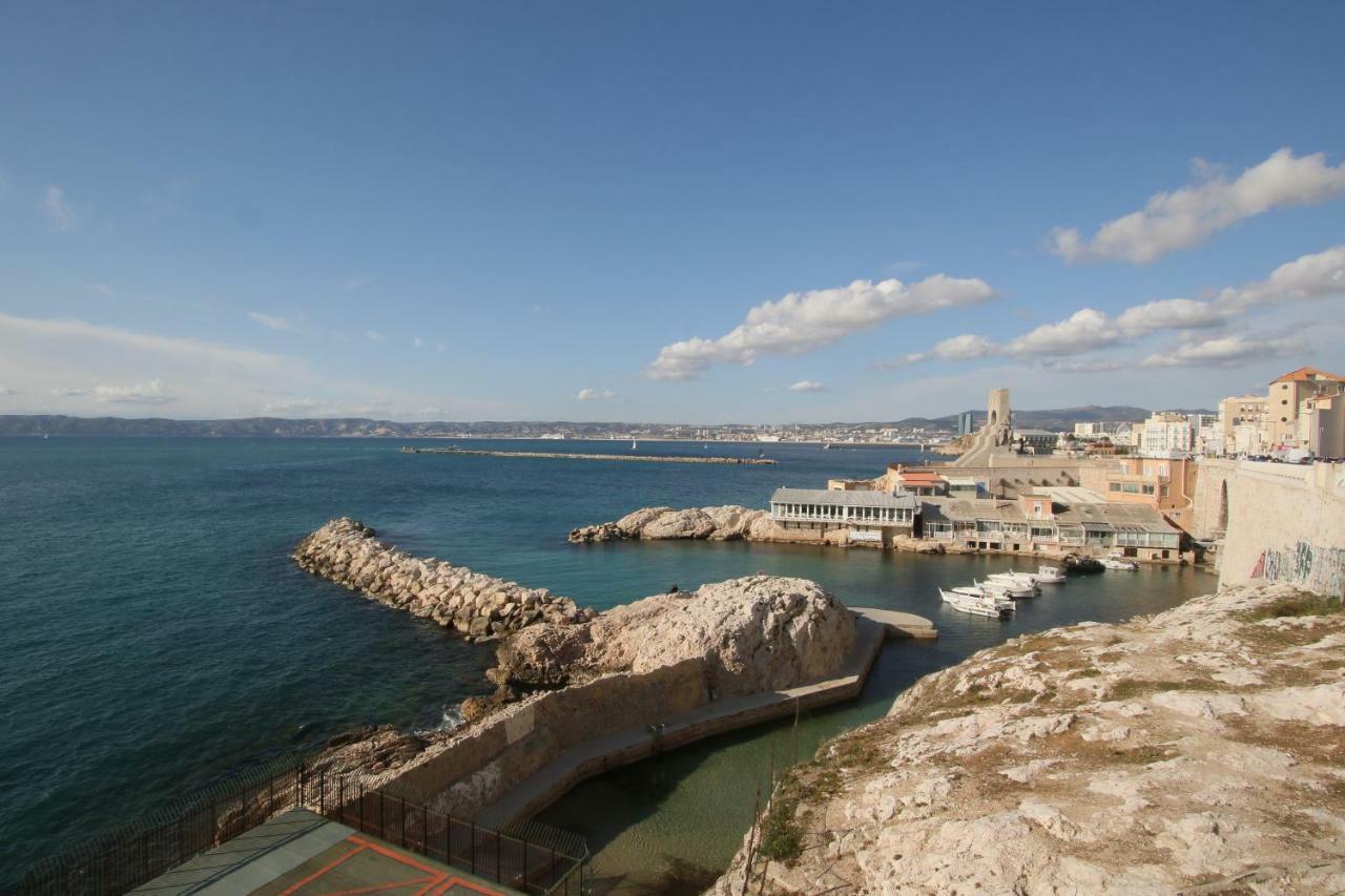 Stud Terras Ville Corniche 2 Pers Stat Gratuit Rue Modif Suivt Possib Et Accord Exclusif Marseille Eksteriør bilde
