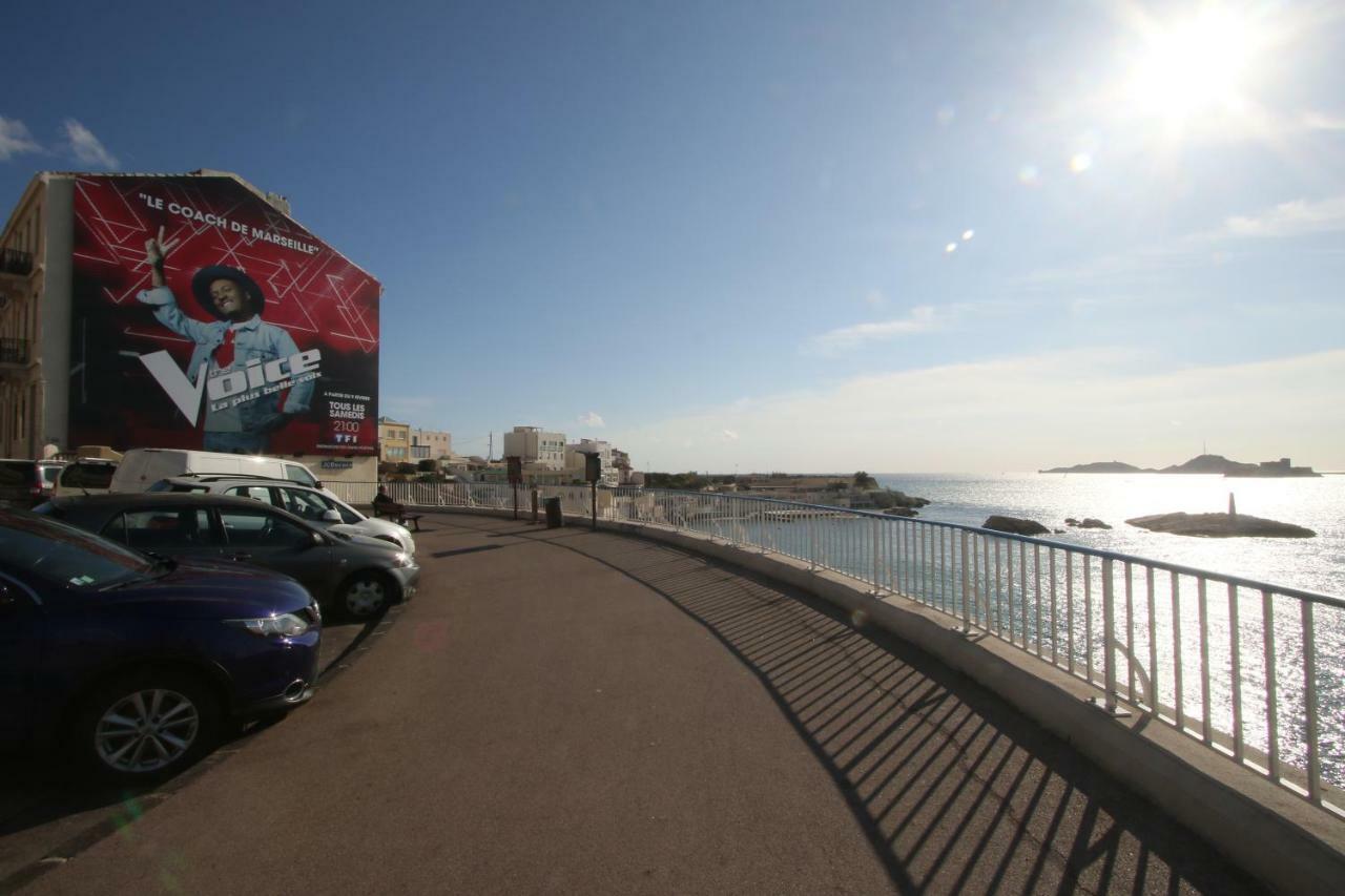 Stud Terras Ville Corniche 2 Pers Stat Gratuit Rue Modif Suivt Possib Et Accord Exclusif Marseille Eksteriør bilde